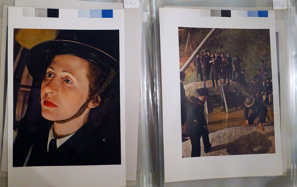 John Hinde's original photographic stills for Citizens in War and After, 1945 John Hinde's original photographic stills for Citizens in War and After, 1945