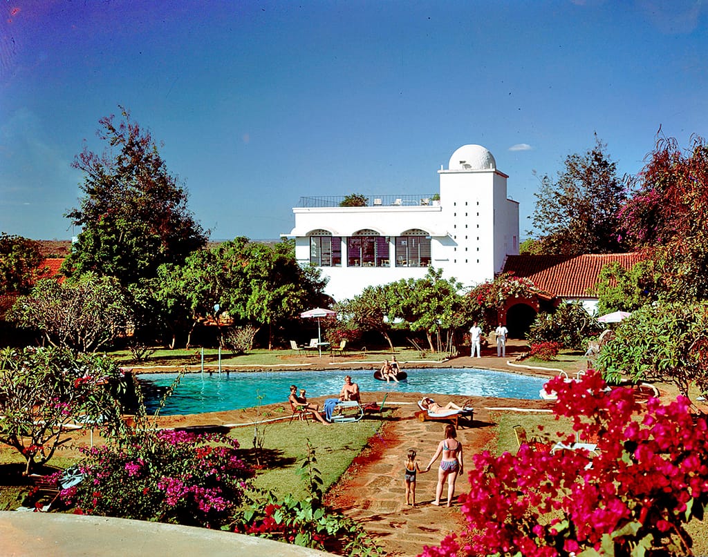 The Tsavo Inn, Mtito Andei, Kenya by John Hinde