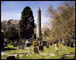 Round Tower Glendlough, Co Wicklow by Edmund Nagele