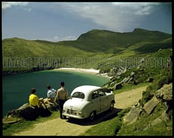 On the road to Keem Strand, Achill Island, Co. Mayo Ireland by John Hinde SOLD OUT IN BOTH SIZES