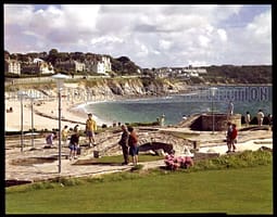 Gyllyngvase Beach and Crazy Golf Course, Falmouth, Cornwall by Elmar Ludwig