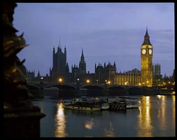 The Houses of Parliament and the River Thames, London by Elmar Ludwig