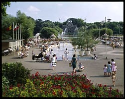 Battersea Park Lido, London by John Hinde