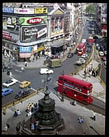 Piccadilly Circus, London by David Noble