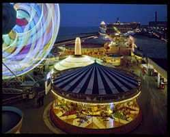 Botton's Funfair at Night, Great Yarmouth by Edmund Nagele