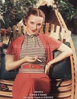 Woman holding a Lucky Strike cigarette taken for Vogue, 1939 Woman holding-a-Lucky-Strike-cigarette-1939 for Vogu