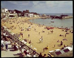 The Sands and Harbour, Broadstairs by Elmar Ludwig Restored Edition Print by John Hinde