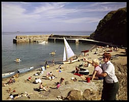 The beach and harbour Gorran Haven, near Mevagissey, Cornwall by Elmar Ludwig