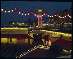 Evening at the Lido, Cliftonville, Margate by Elmar Ludwig