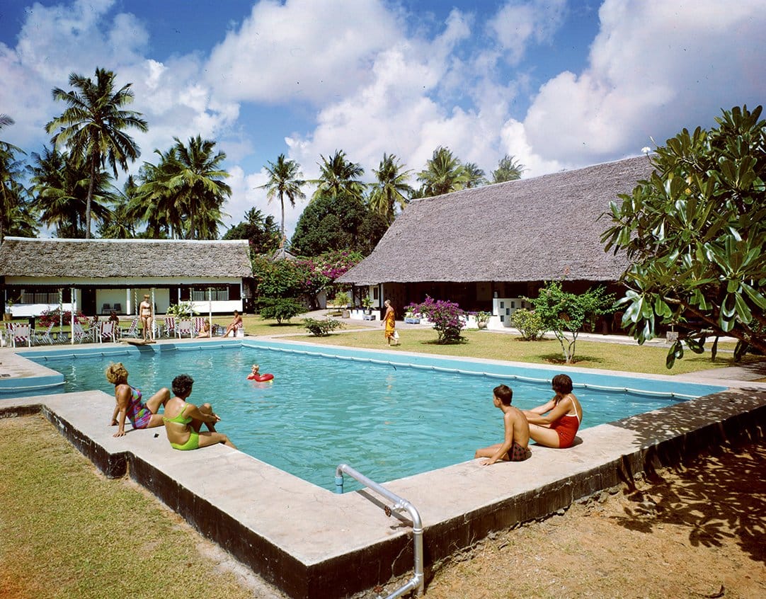 John Hinde Edition prints of Mnarani Club, Kilifi, Kenya by John Hinde.